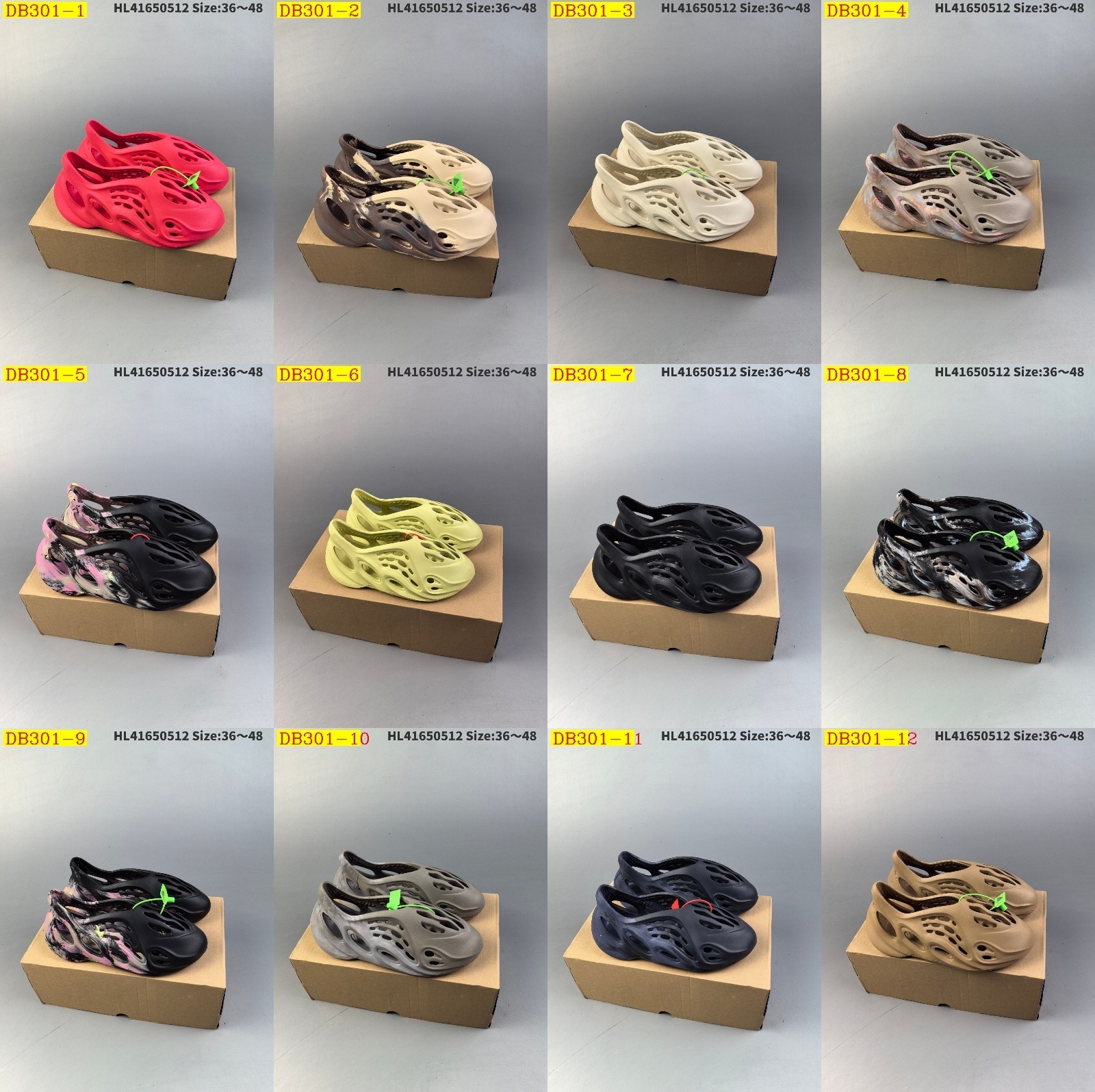 34$ new_dh ADIDAS Yeezy Foam Runner SIZE 36-45 91532023222 DB301 gallery