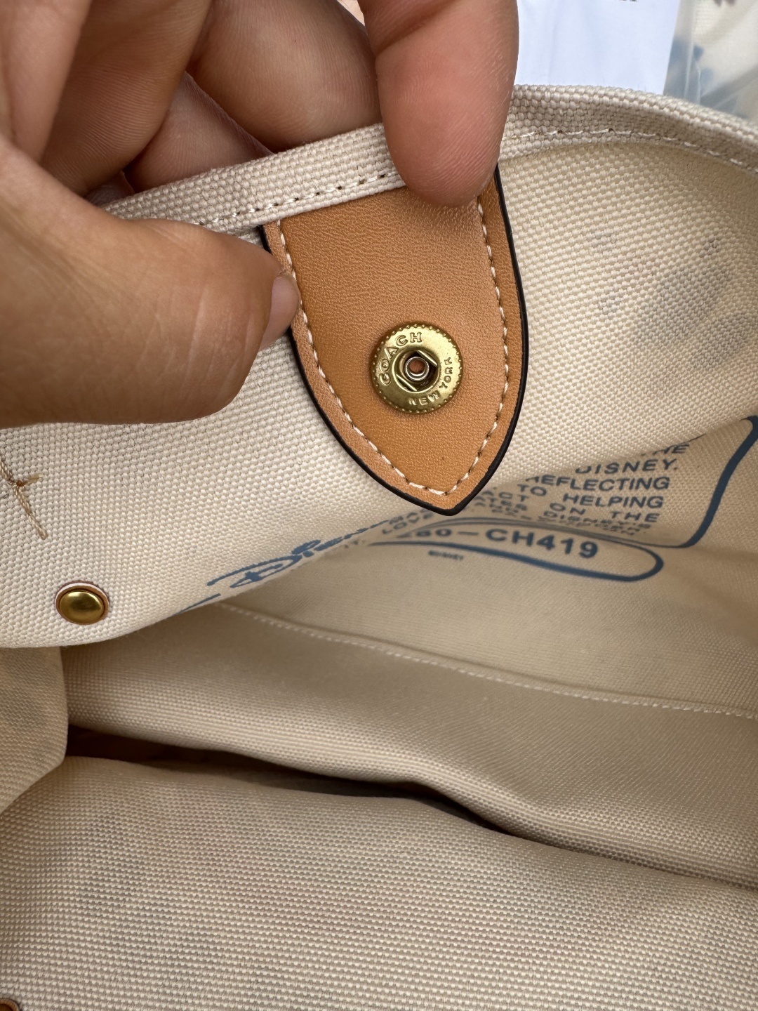 35$ COACH Tote bag size 31x15x20 cm 216388 ZZ317 gallery