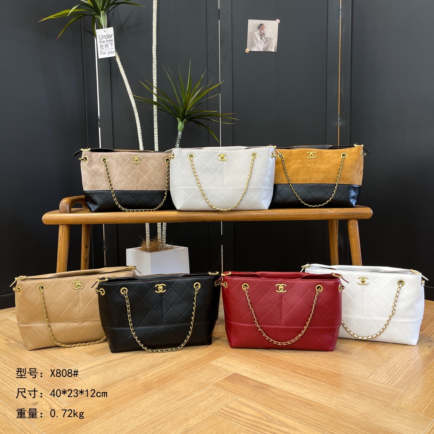 35$ Chanel handbag size 40x23x12cm 119106 BYA399 gallery