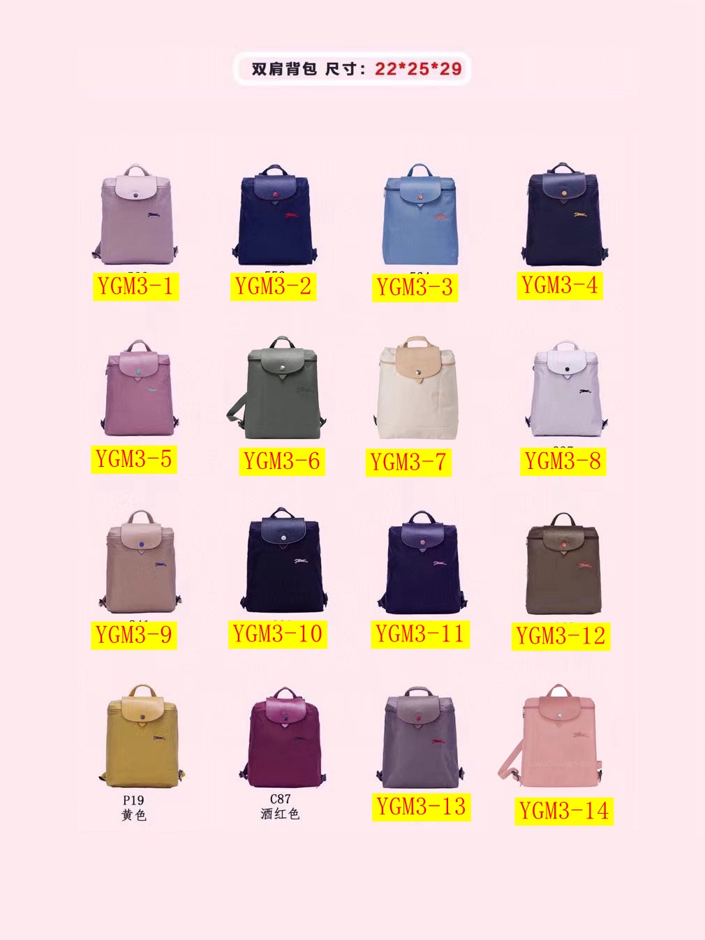 Longchamp Backpack bag 915760 YGM3 gallery