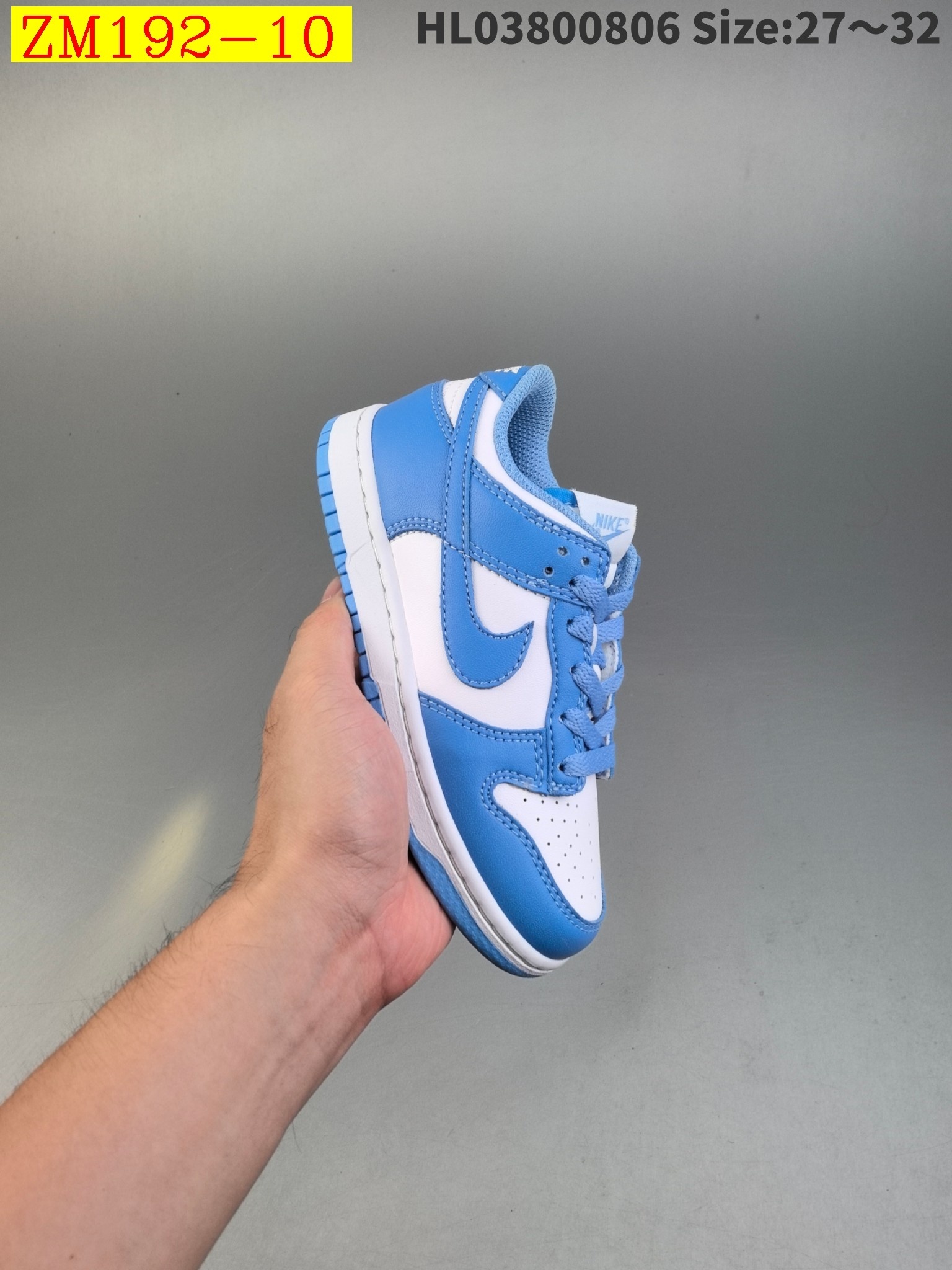 35$ Nike SB Dunk Low for kids size 27-32 513690 ZM192 gallery