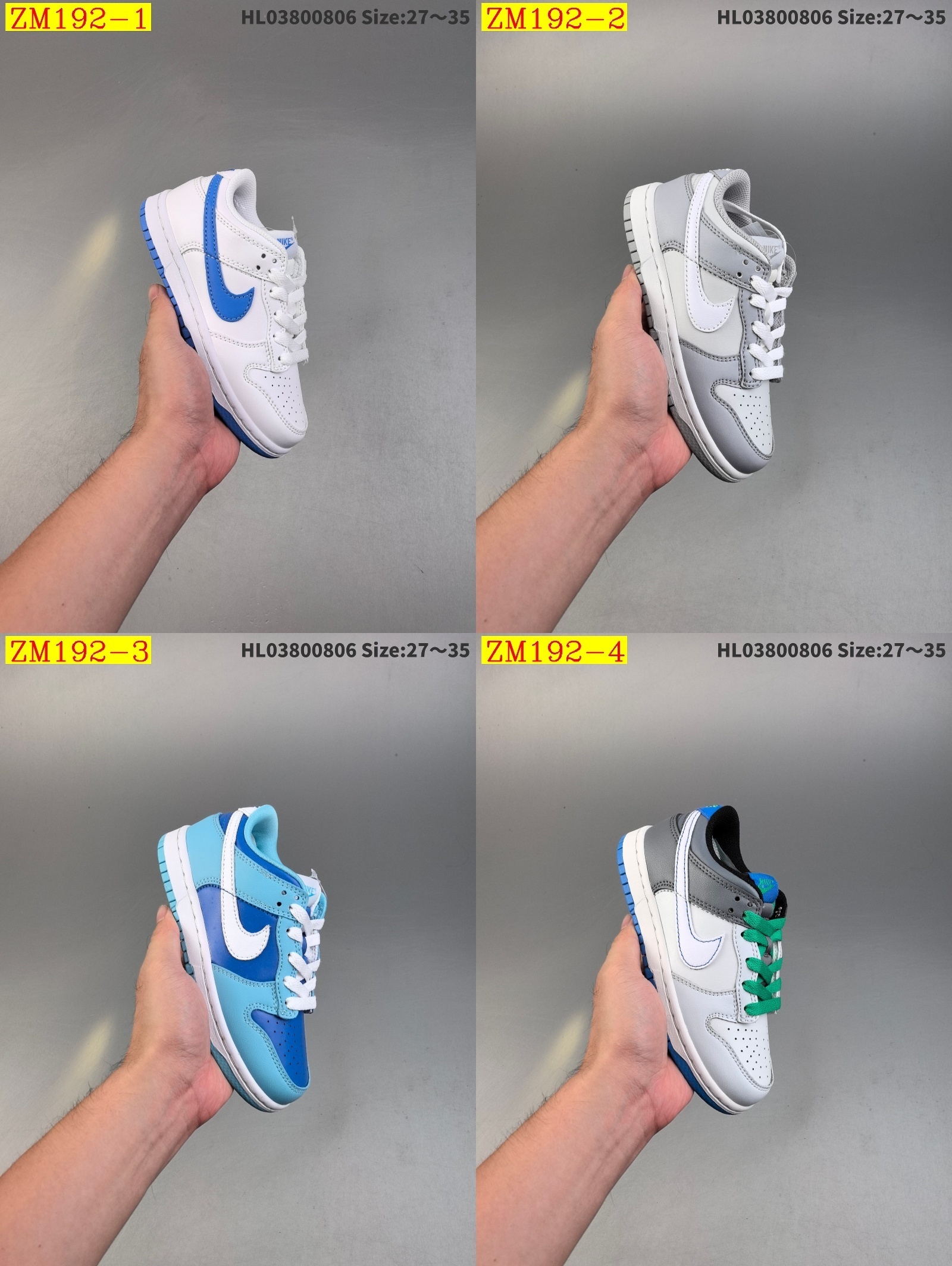 35$ Nike SB Dunk Low for kids size 27-32 513690 ZM192 gallery