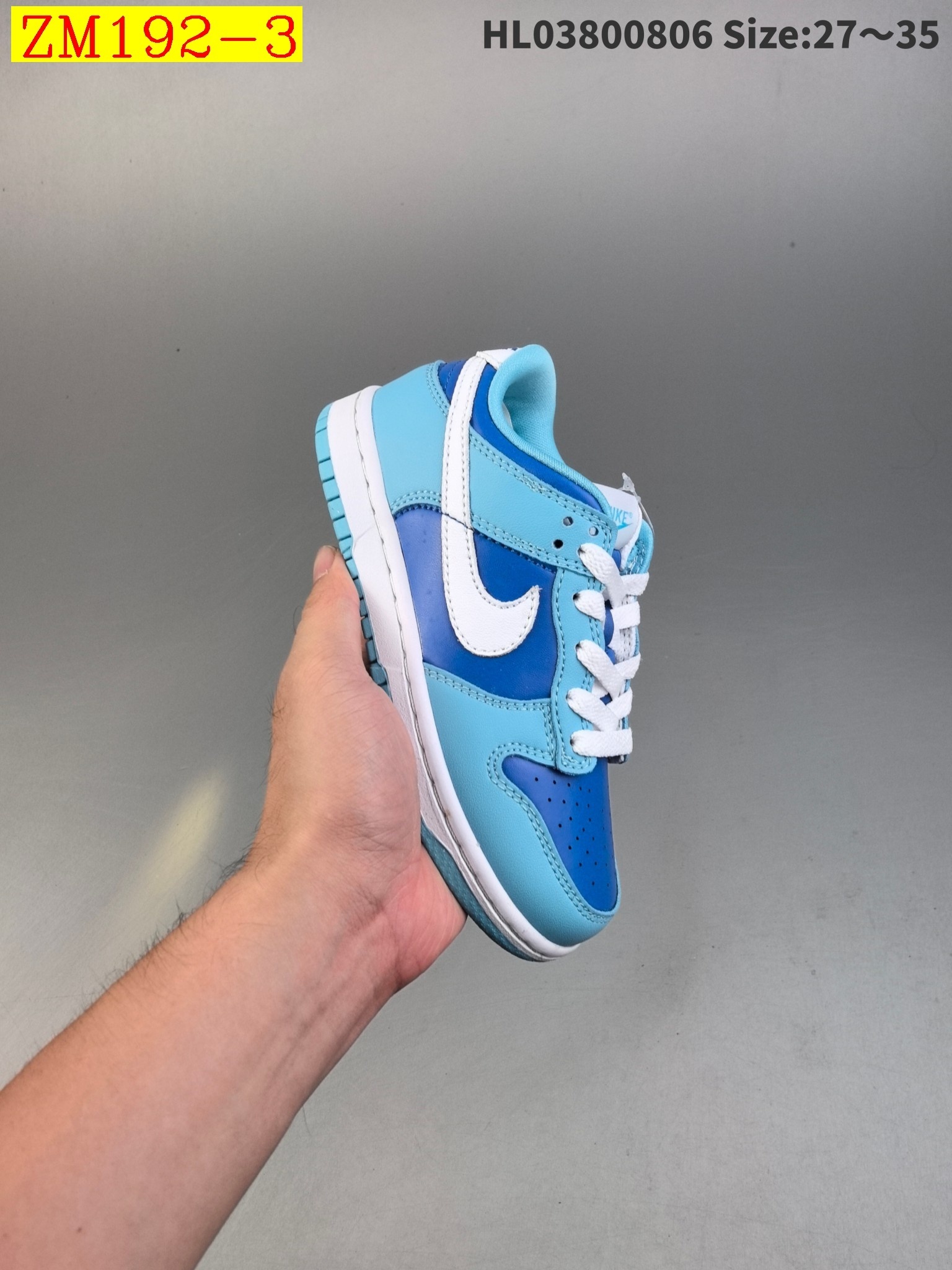 35$ Nike SB Dunk Low for kids size 27-32 513690 ZM192 gallery