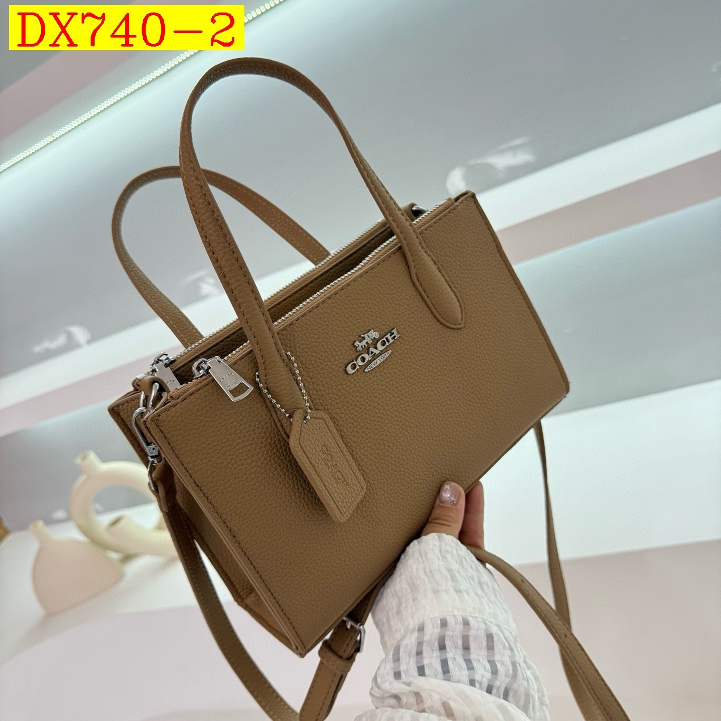 35$ coach 98018 tote pu size 25X16X9 cm 019588 DX740 gallery