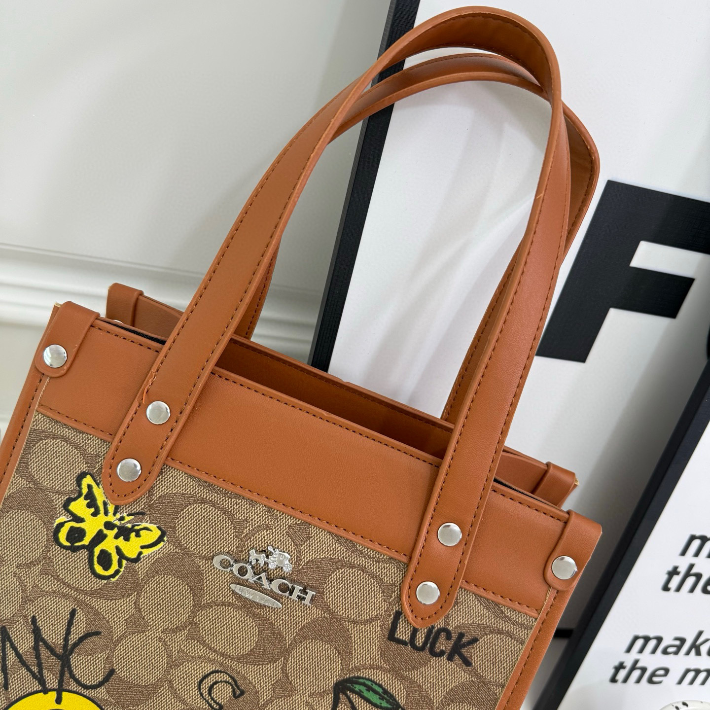 35$ coach tote pu size 22X21X12 cm 316500 DX748 gallery