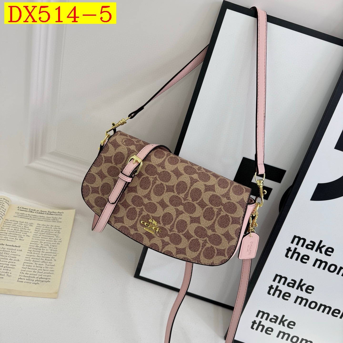 35$ dh COACH 5895 Shoulder bag size 25X14X7 cm 51241023455 DX514 gallery