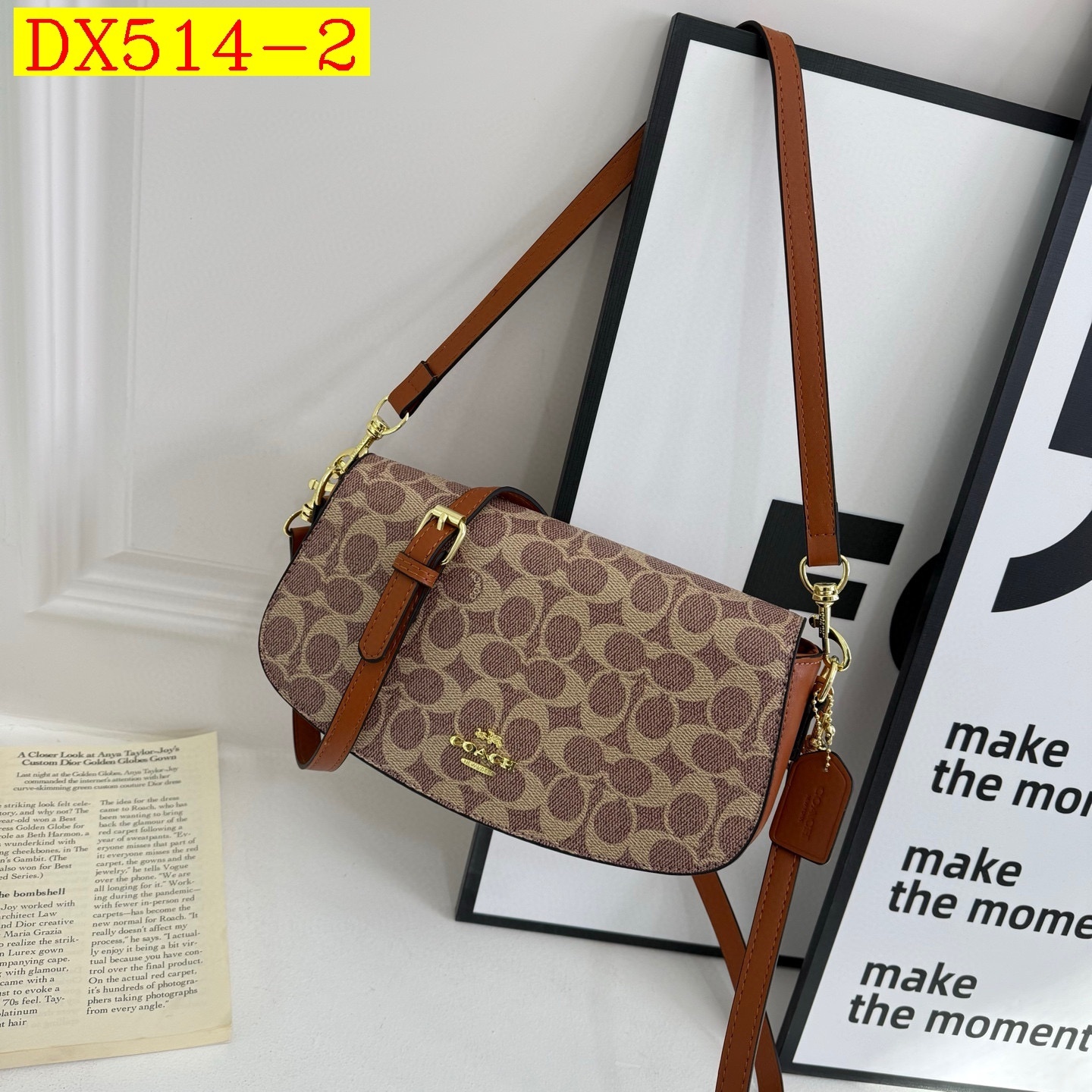 35$ dh COACH 5895 Shoulder bag size 25X14X7 cm 51241023455 DX514 gallery