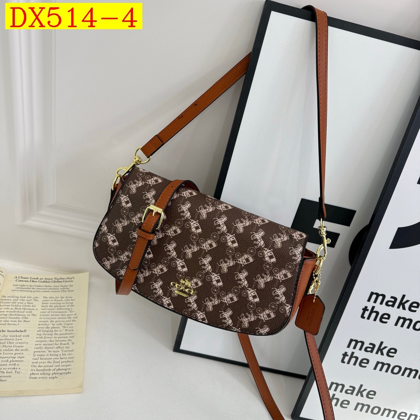 35$ dh COACH 5895 Shoulder bag size 25X14X7 cm 51241023455 DX514 gallery