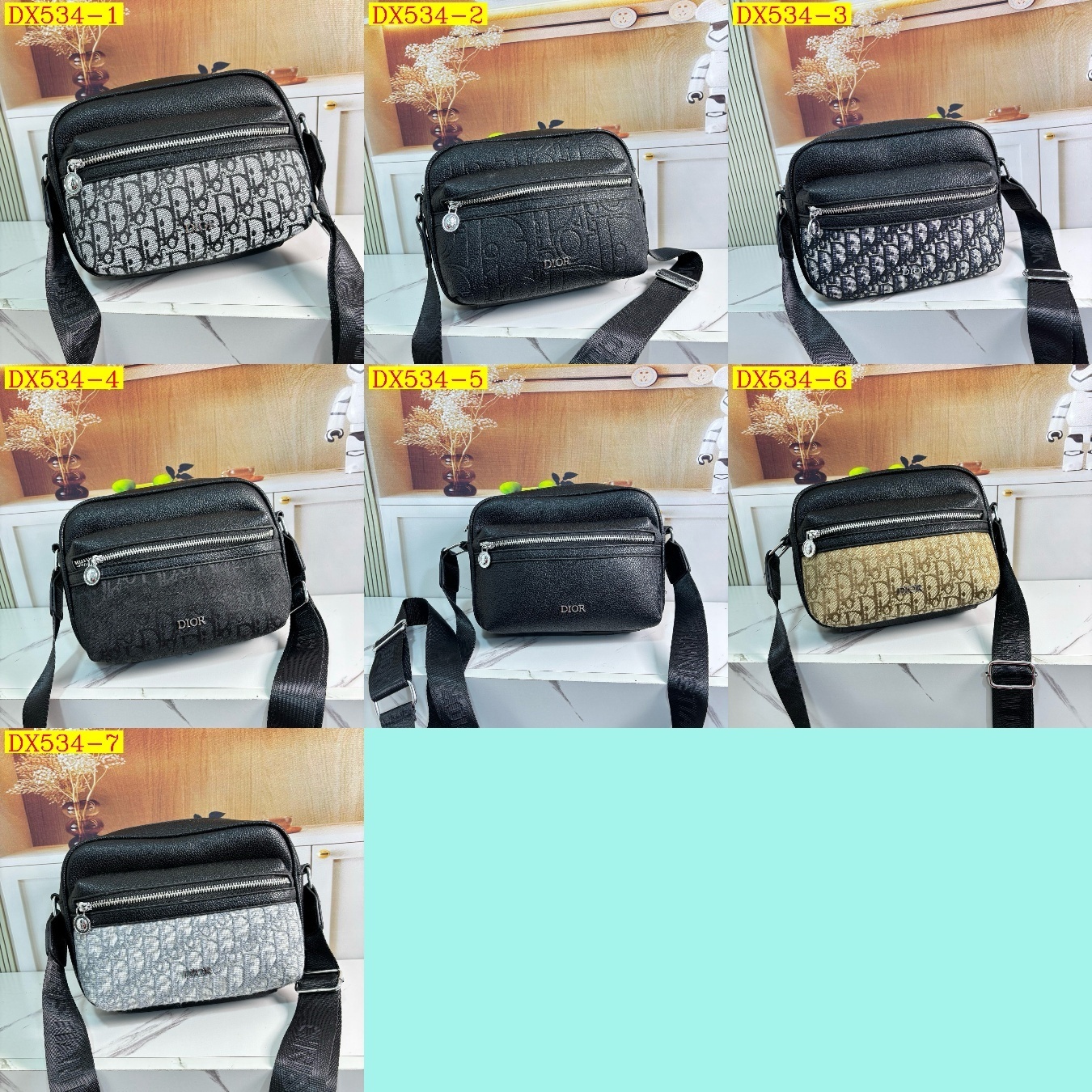 35$ dh Dior 9012 Shoulder bag size 23x18x8 cm 81549623454 DX534 gallery