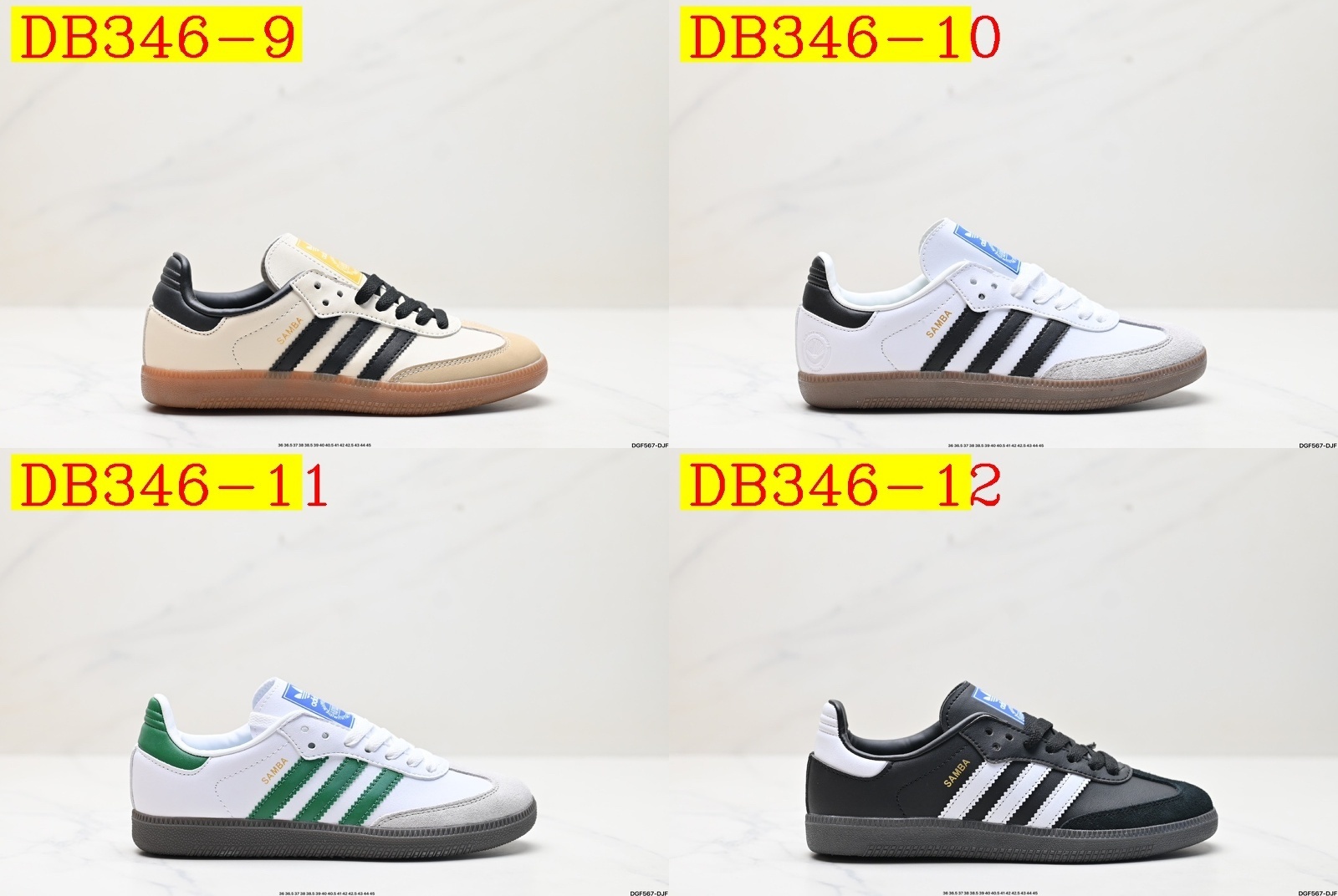 35$ new_dh Adidas Originals Samba OG Half size 36-45 61532023234 DB346 gallery
