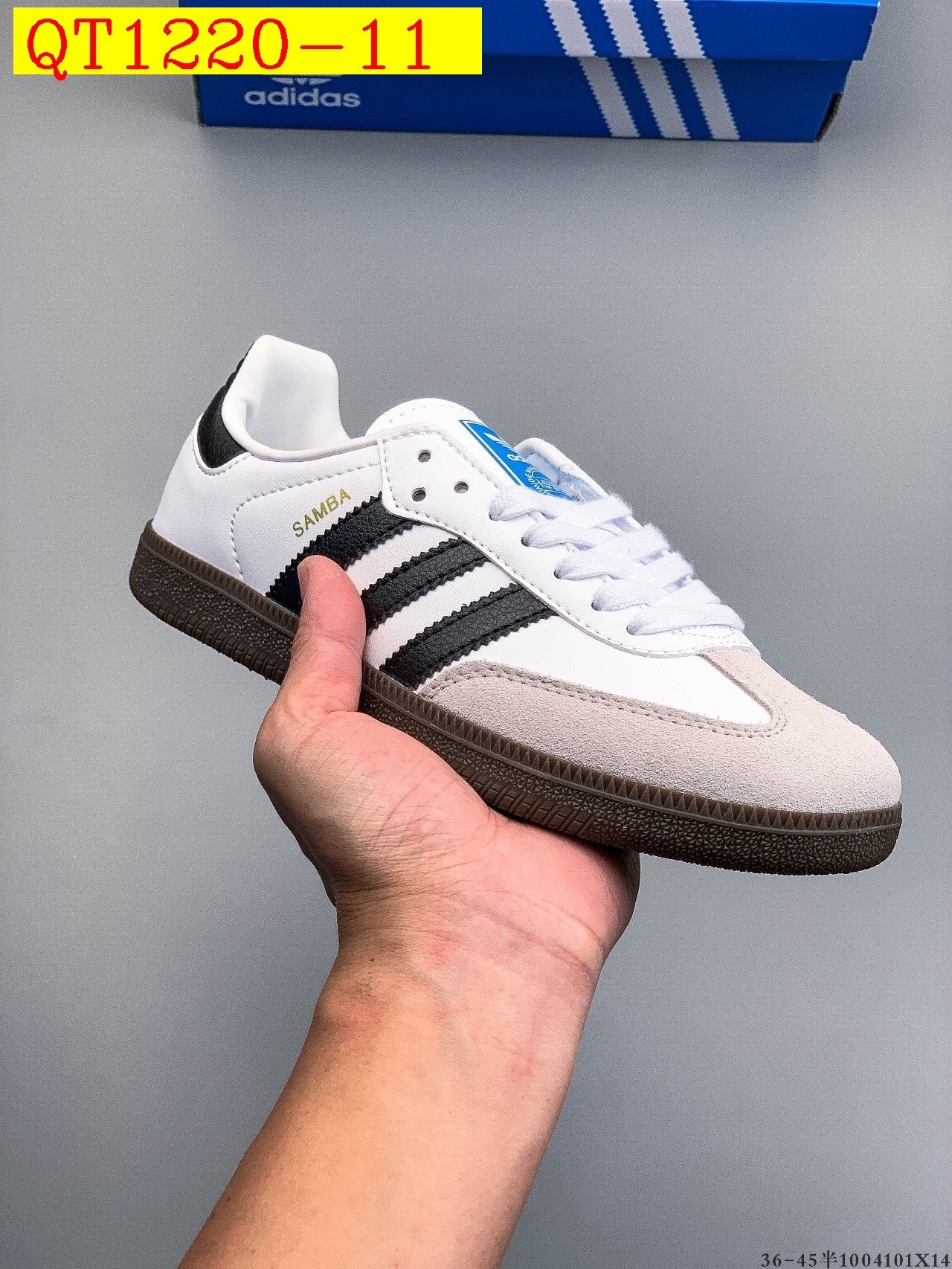 36$ Adidas Samba OG Size 36-45 half 815430 QT1220 gallery