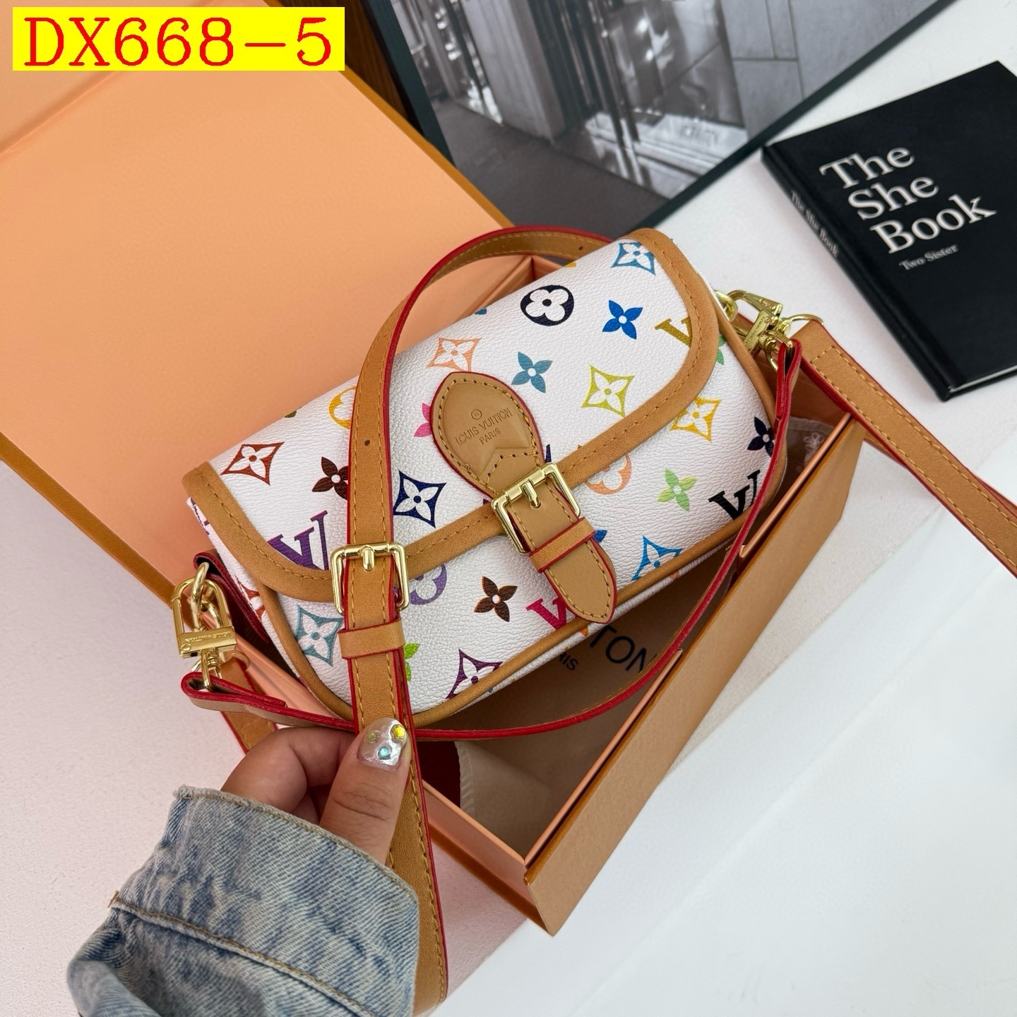 36$ dh LV 8003 Shoulder bag size 19X12X6 cm 91854023562 DX668 gallery
