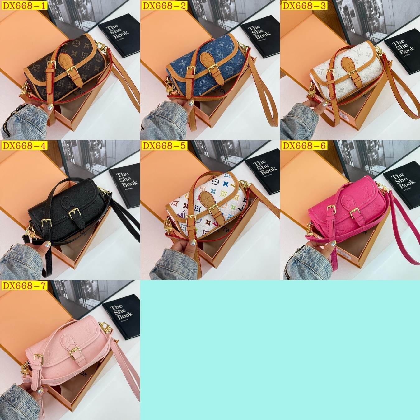 36$ dh LV 8003 Shoulder bag size 19X12X6 cm 91854023562 DX668 gallery