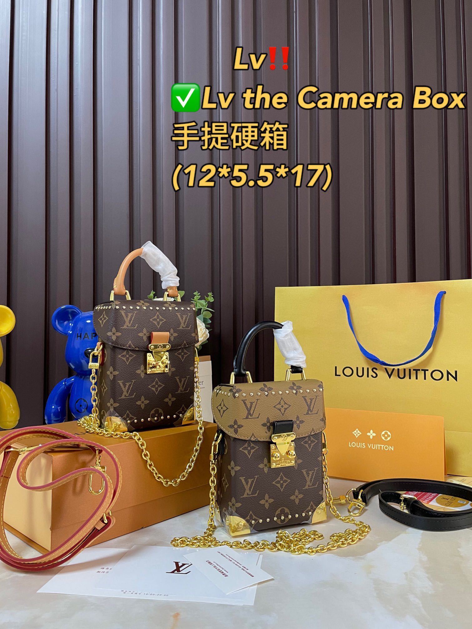 36$ dh LV the Camera box pu Shoulder bag size 17X12X5 cm 71459623561 DX622 gallery