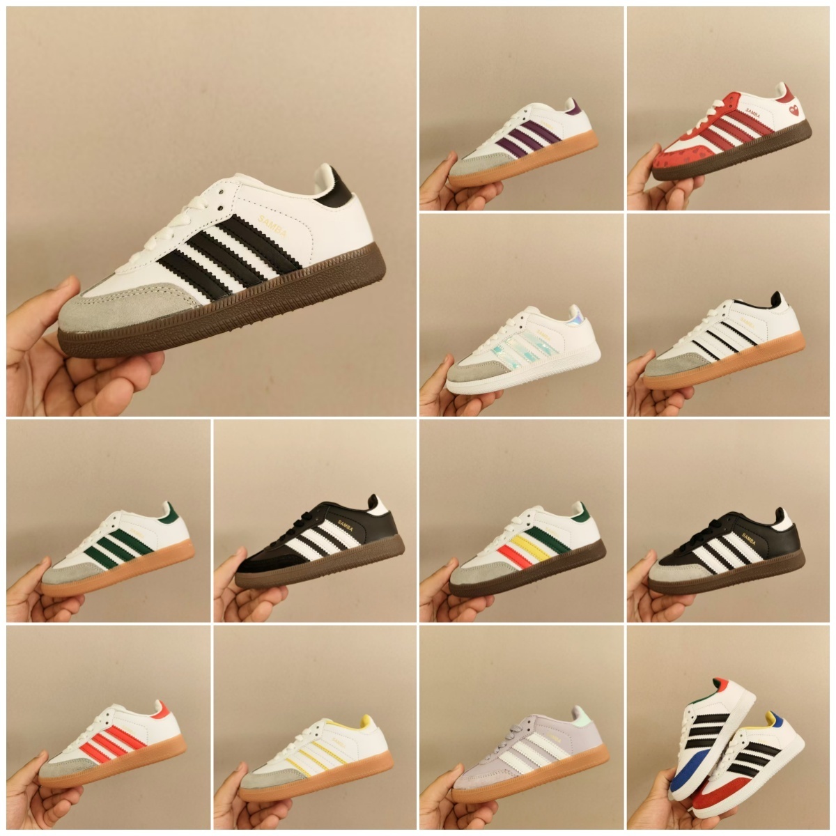 36$ dh adidas samba for kids size 22-37 41579023565 DB474 gallery
