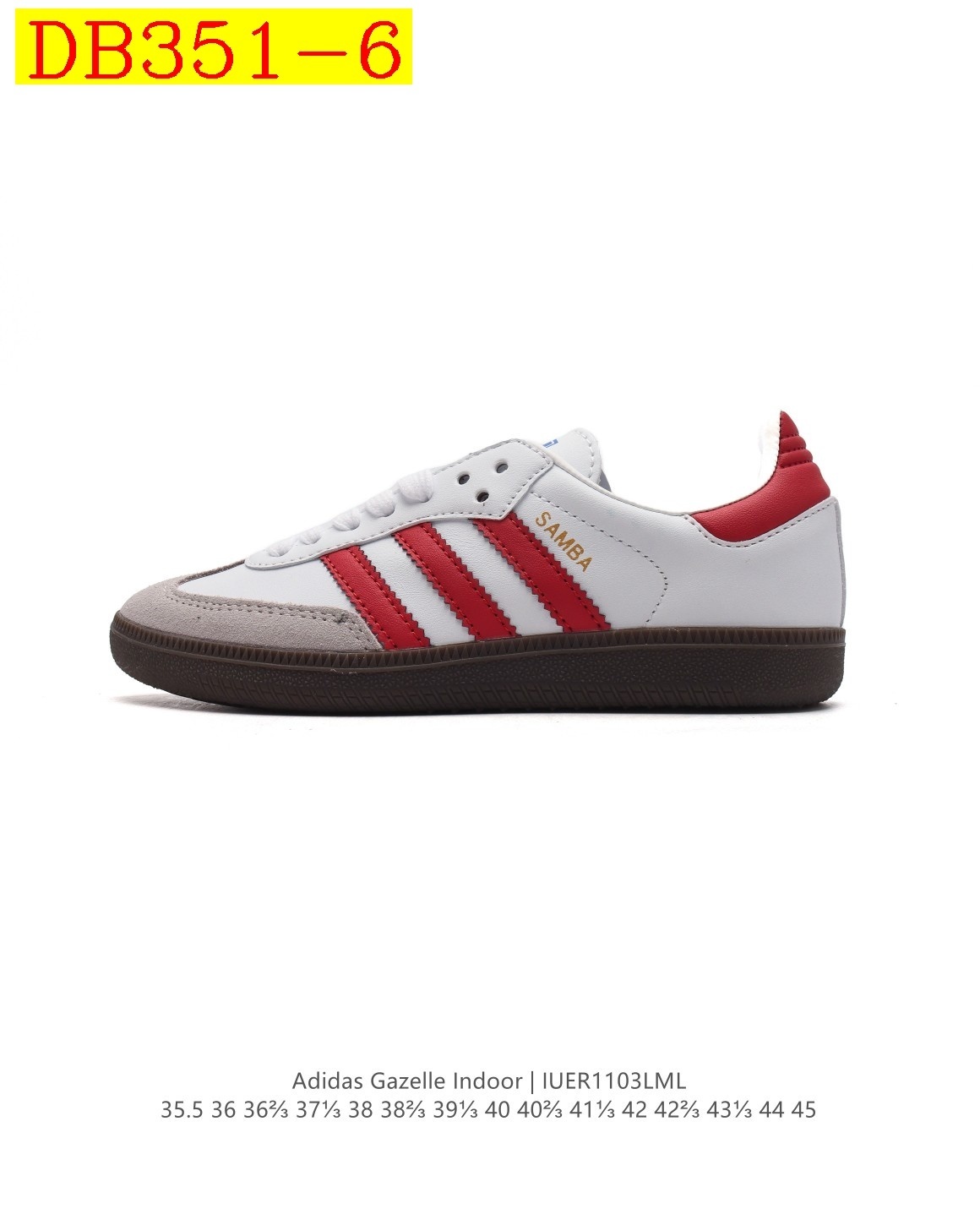 36$ new_dh Adidas Originals Gazelle Indoor Half size 35-45 91645023341 DB351 gallery