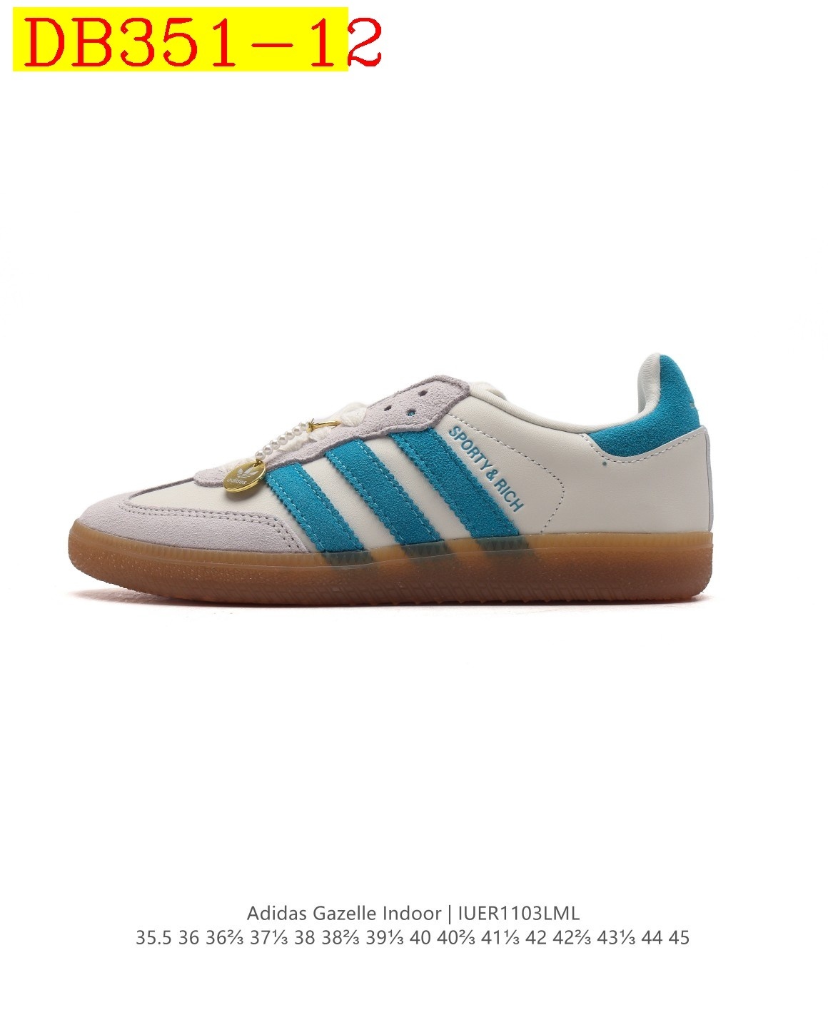 36$ new_dh Adidas Originals Gazelle Indoor Half size 35-45 91645023341 DB351 gallery