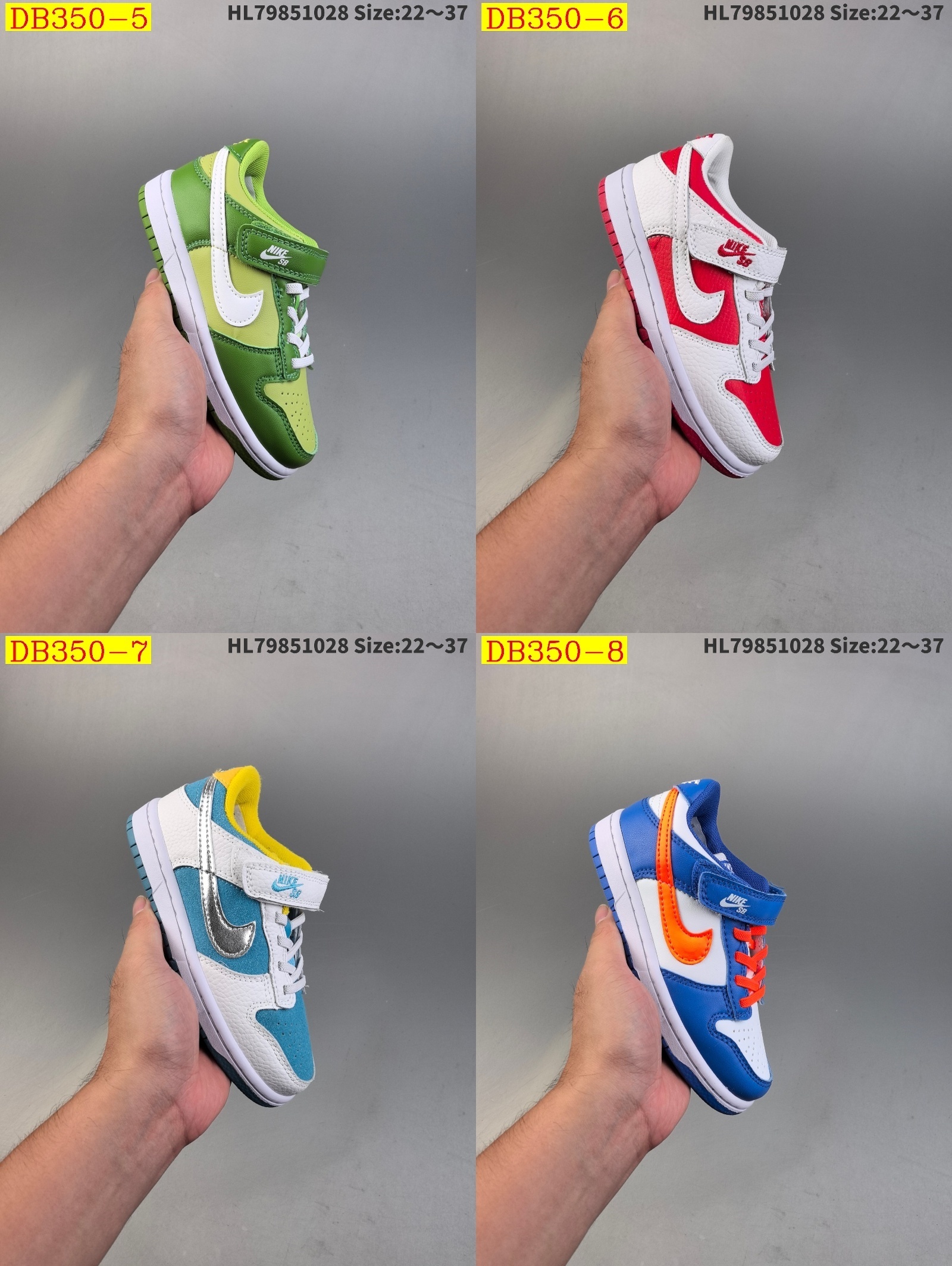 36$ new_dh Nike Sb Dunk Low Pro for kids size 22-37 41572023344 DB350 gallery