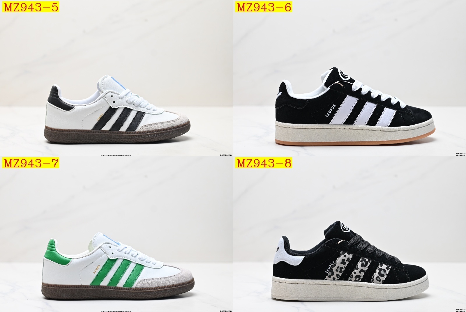 37$ Adidas Originals Samba half size 36-45 914570 MZ943 gallery