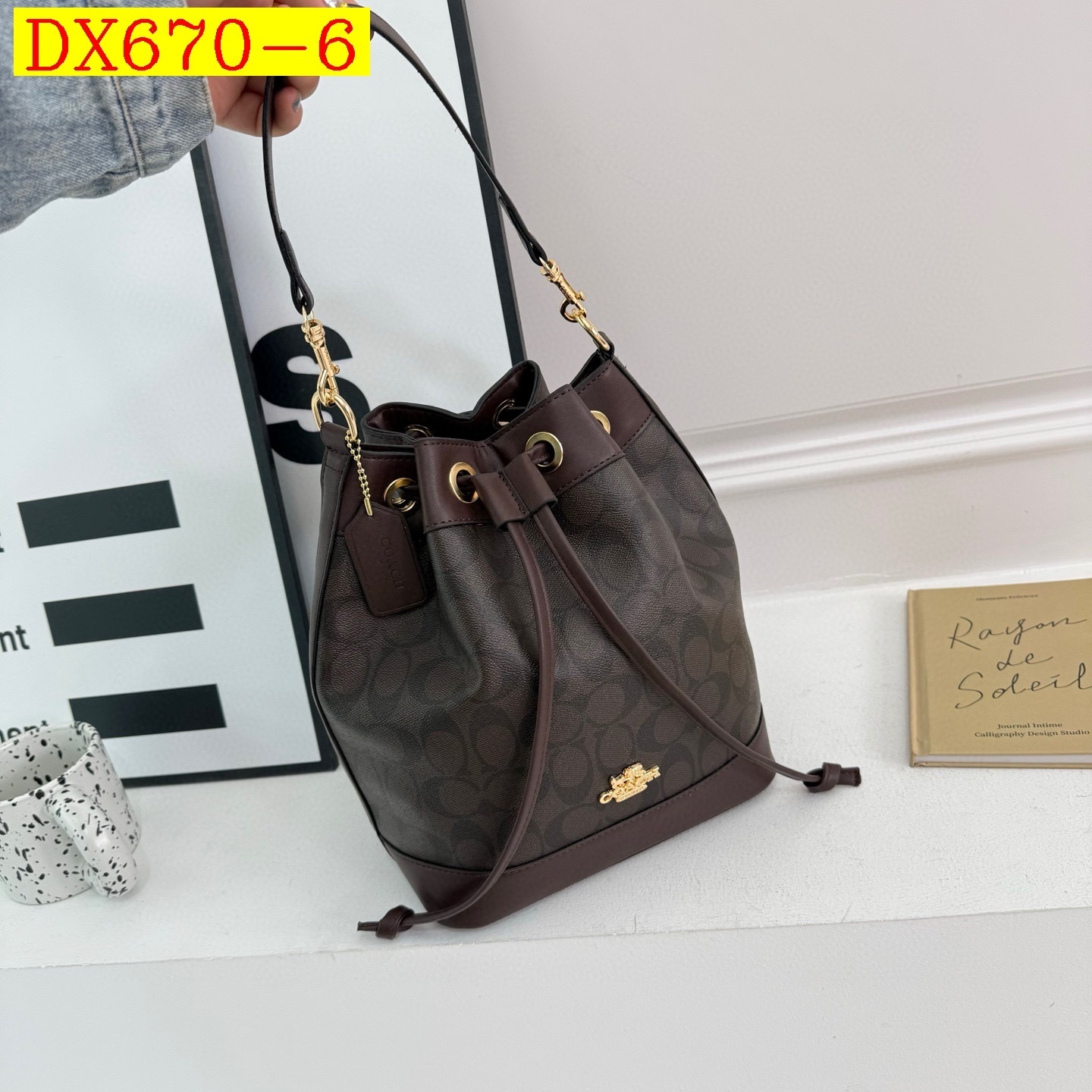 37$ dh COACH 7705 Shoulder bag size 32x27x15 cm 71452623670 DX670 gallery