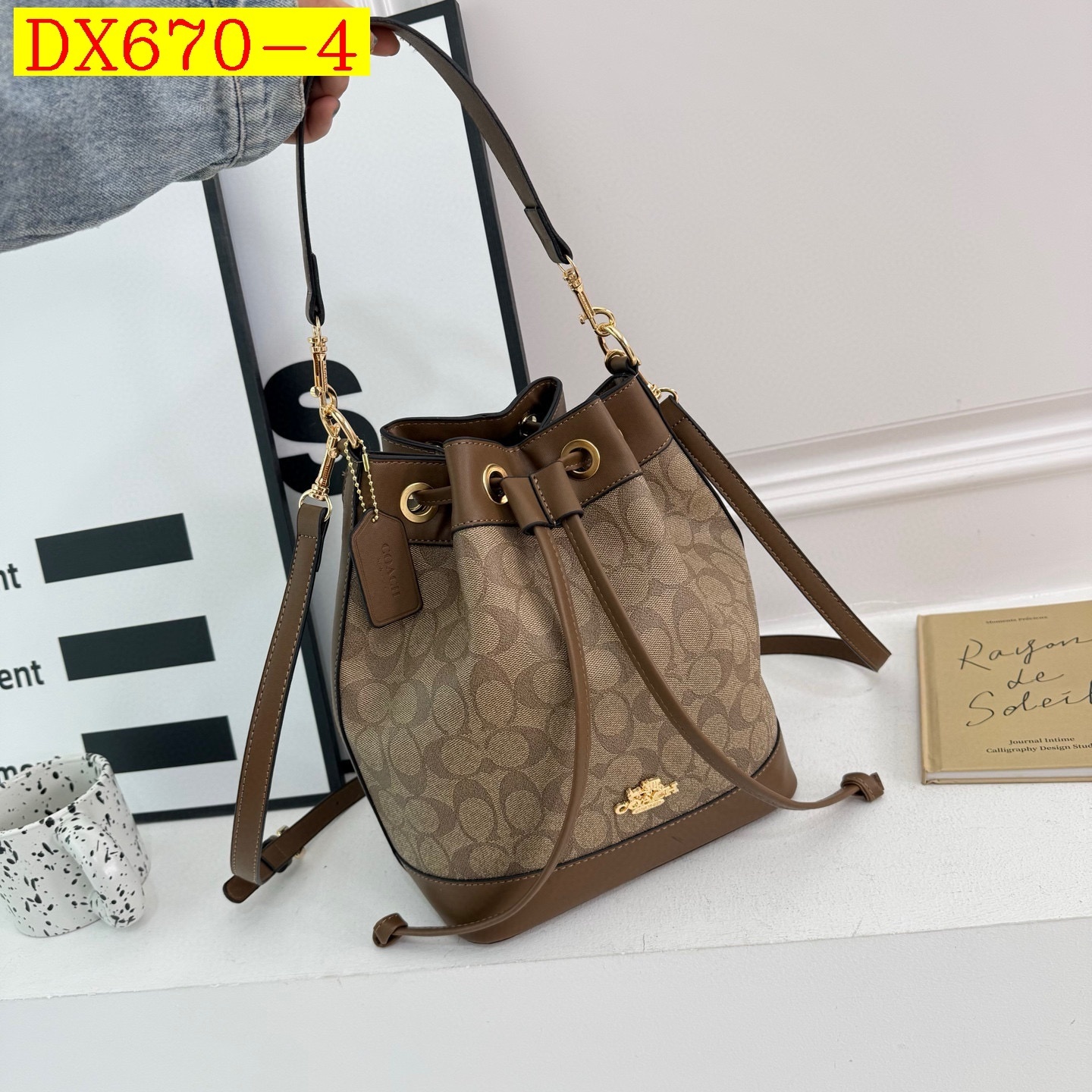 37$ dh COACH 7705 Shoulder bag size 32x27x15 cm 71452623670 DX670 gallery