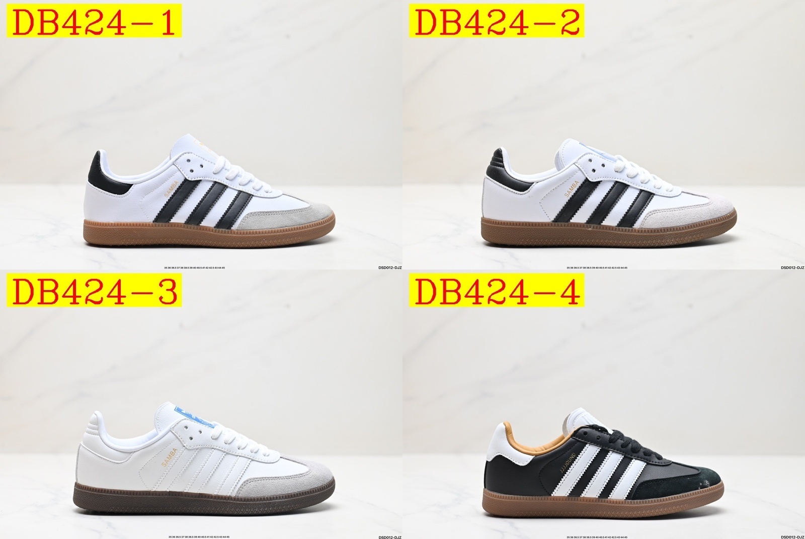 37$ new_dh Adidas Originals Samba OG Half size 35-45 71465023455 DB424 gallery