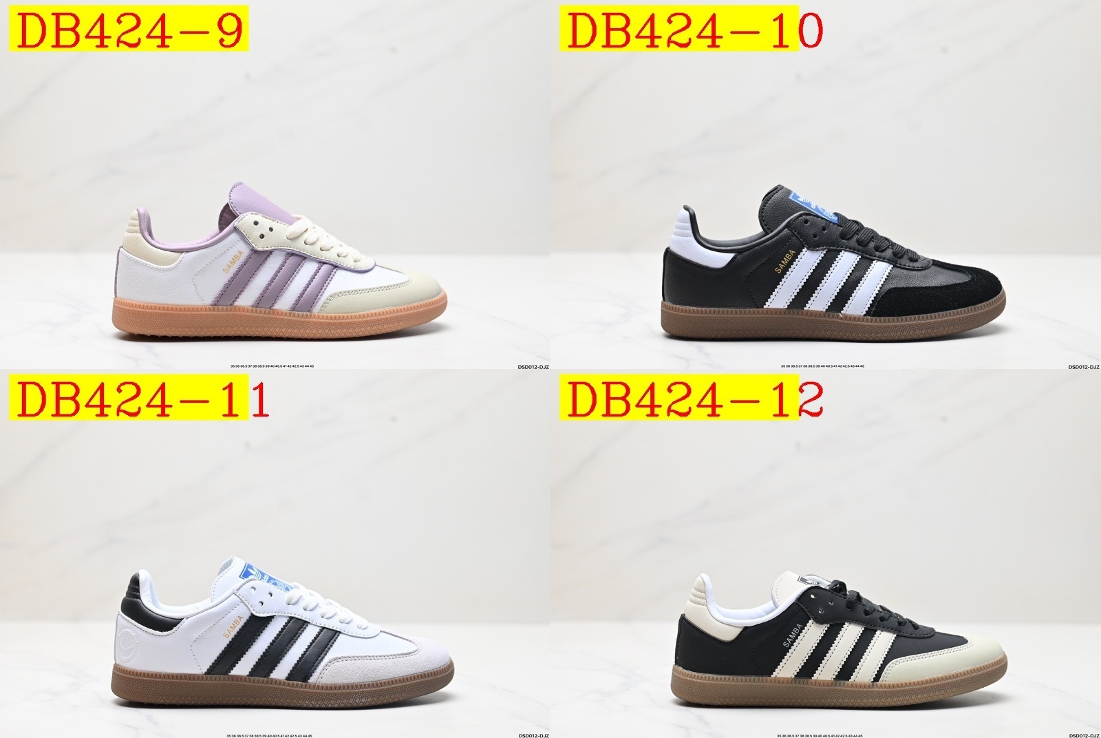 37$ new_dh Adidas Originals Samba OG Half size 35-45 71465023455 DB424 gallery