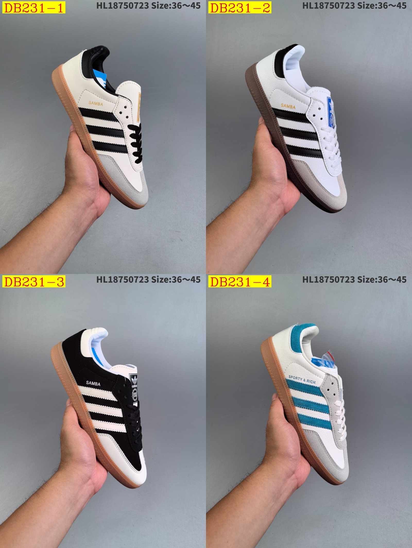 37$ new_dh Adidas Originals Samba OG SIZE 36-45 51657023359 DB231 gallery