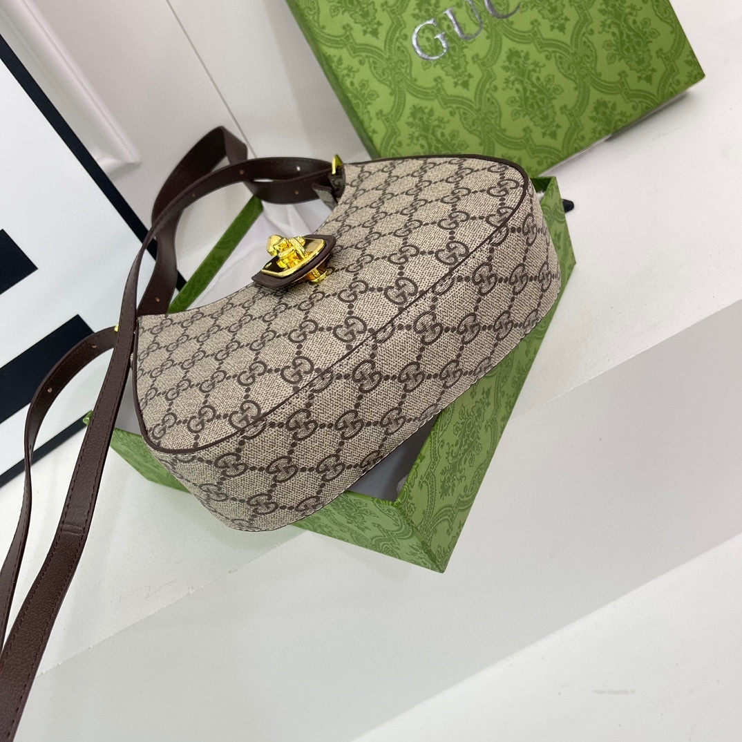 37$ new_dh LV HB8048 Crescent bag PU SIZE 22X18X6 CM 81457623450 DX248 gallery