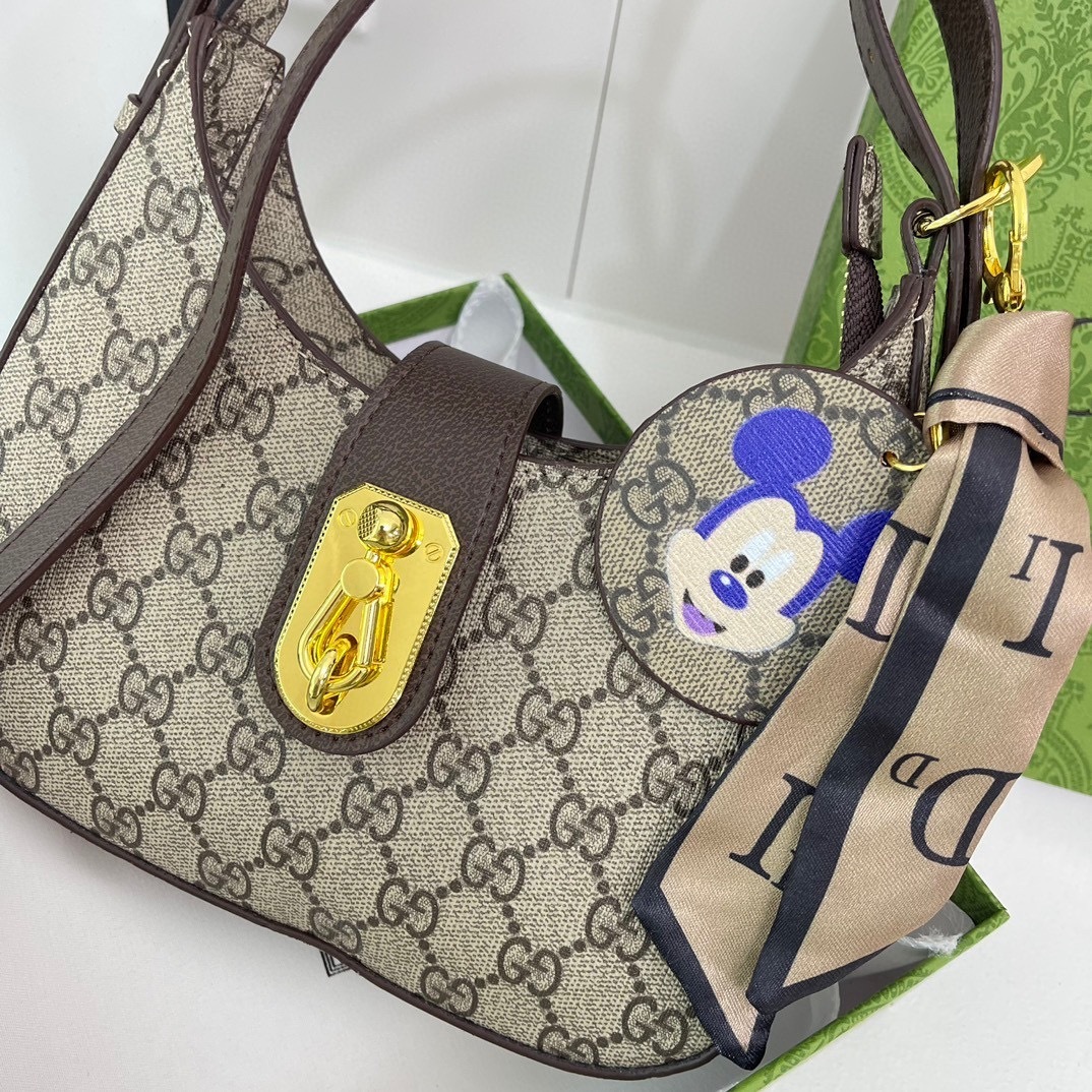 37$ new_dh LV HB8048 Crescent bag PU SIZE 22X18X6 CM 81457623450 DX248 gallery