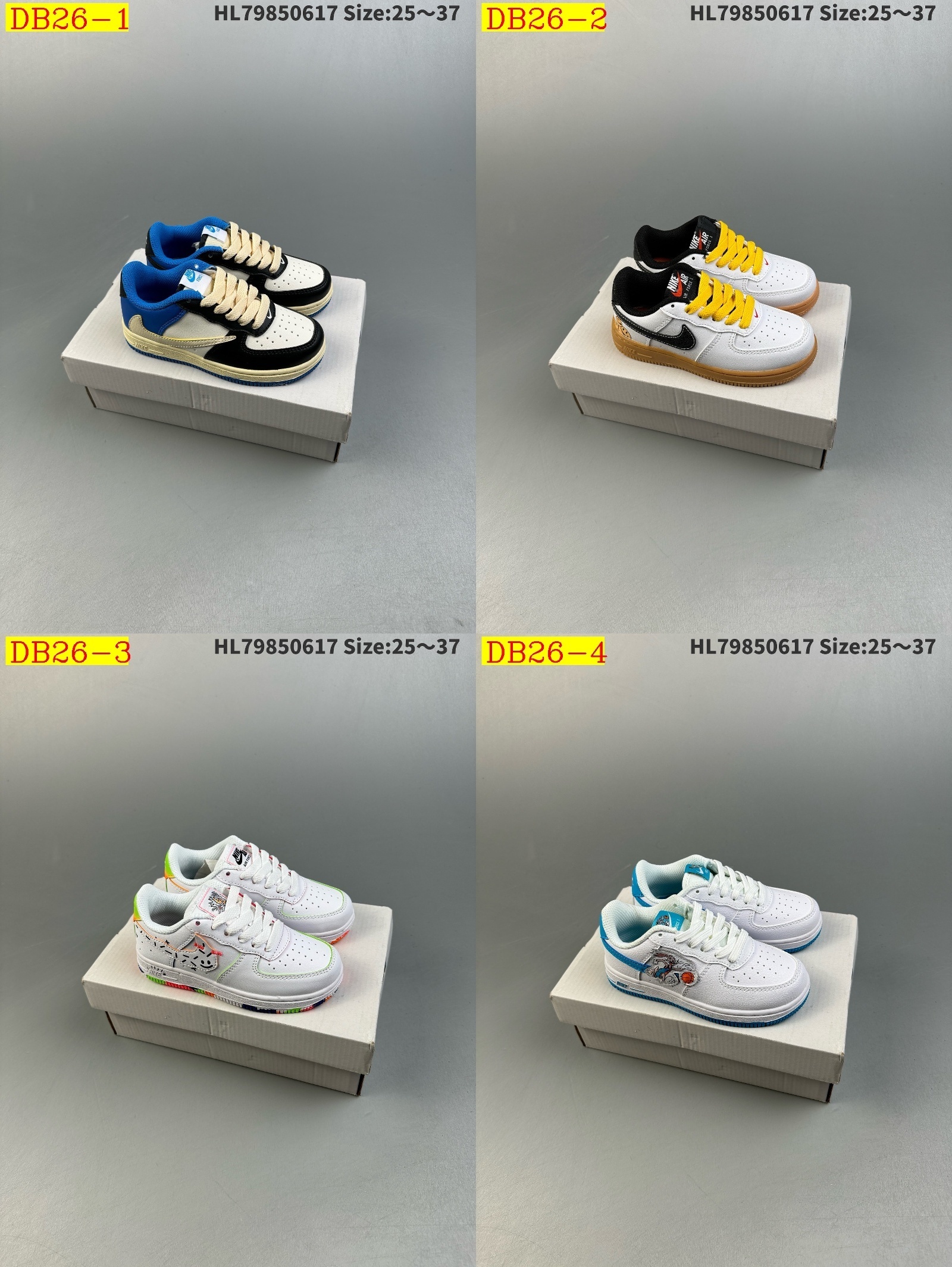 37$ new_dh Nike Air Force 1 Low size 25-35 41578023450 DB26 gallery