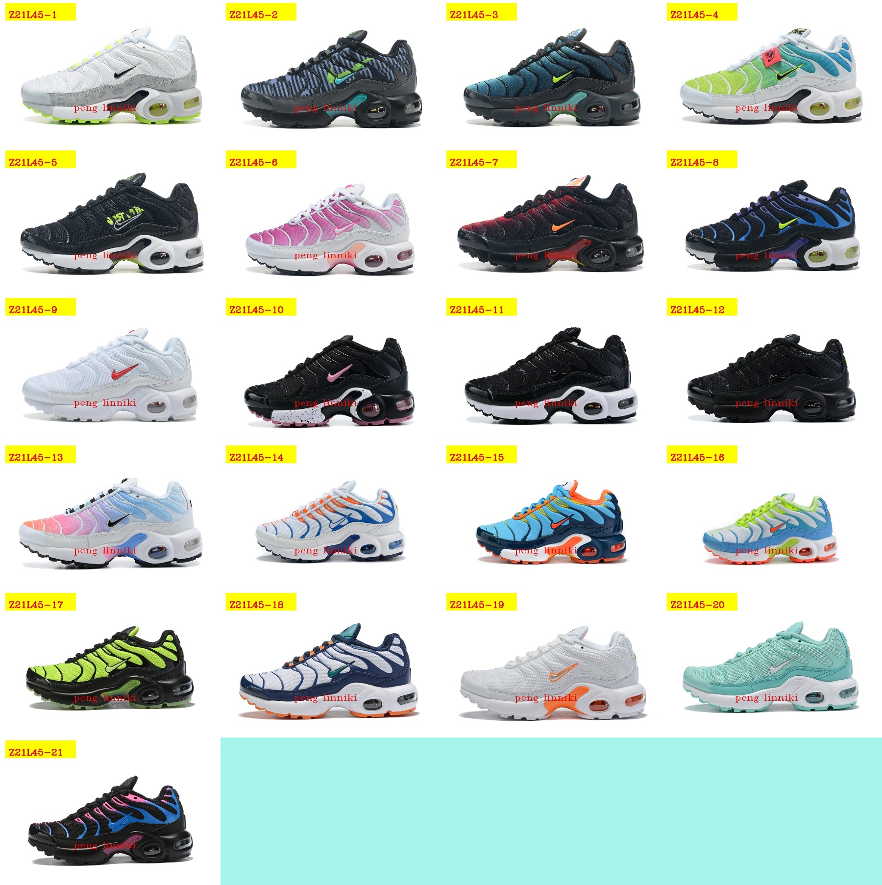 37$ new_dh Nike Air Max Plus I TN1 for kids SIZE 28-35  51498023551 Z21L45 gallery