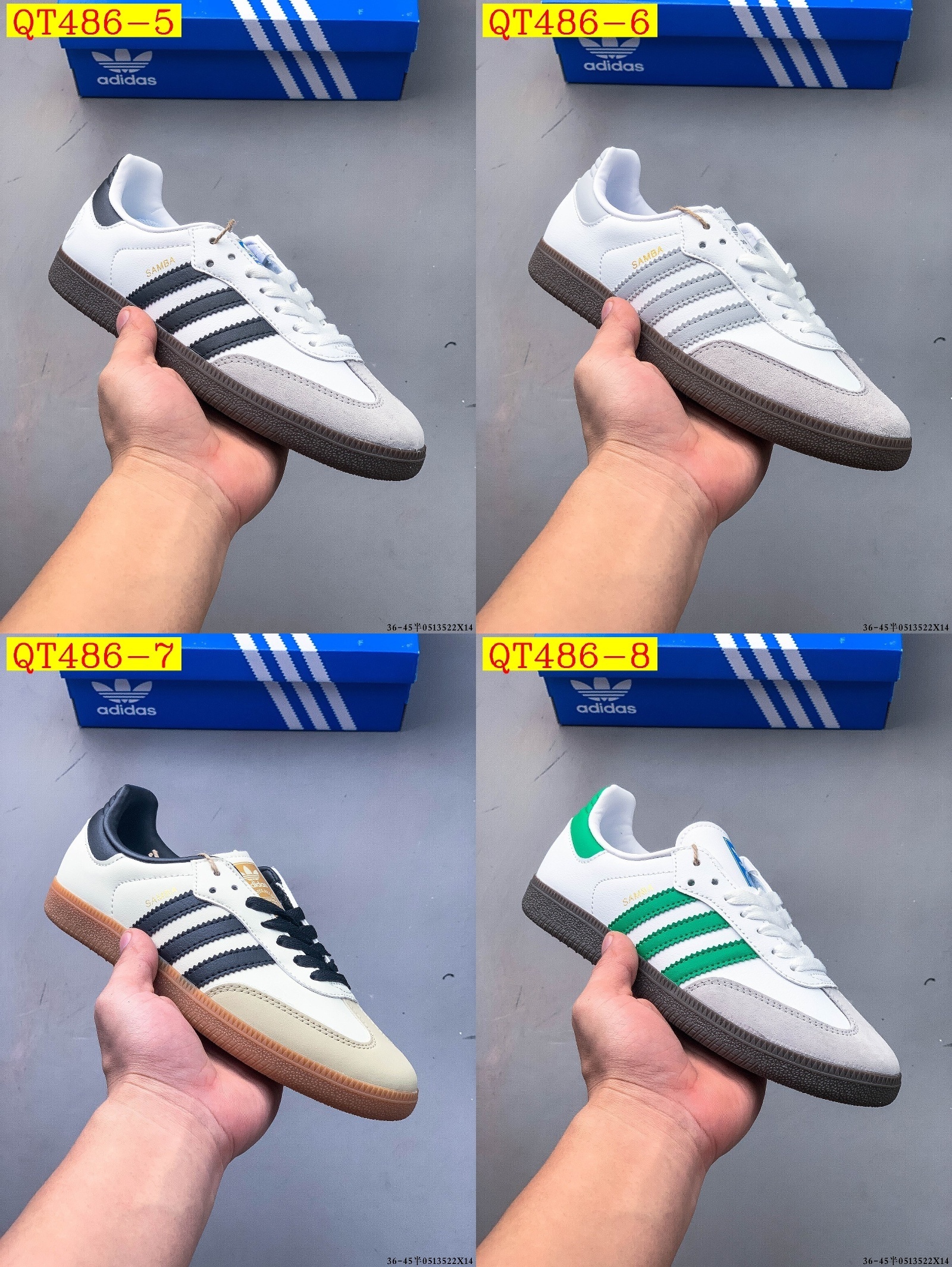 38$ Adidas Samba OG size 36-45 half 618490 QT486 gallery
