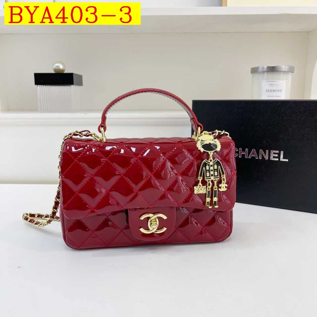 38$ Chanel Shoulder bag size 21x13x6cm 214462 BYA403 gallery