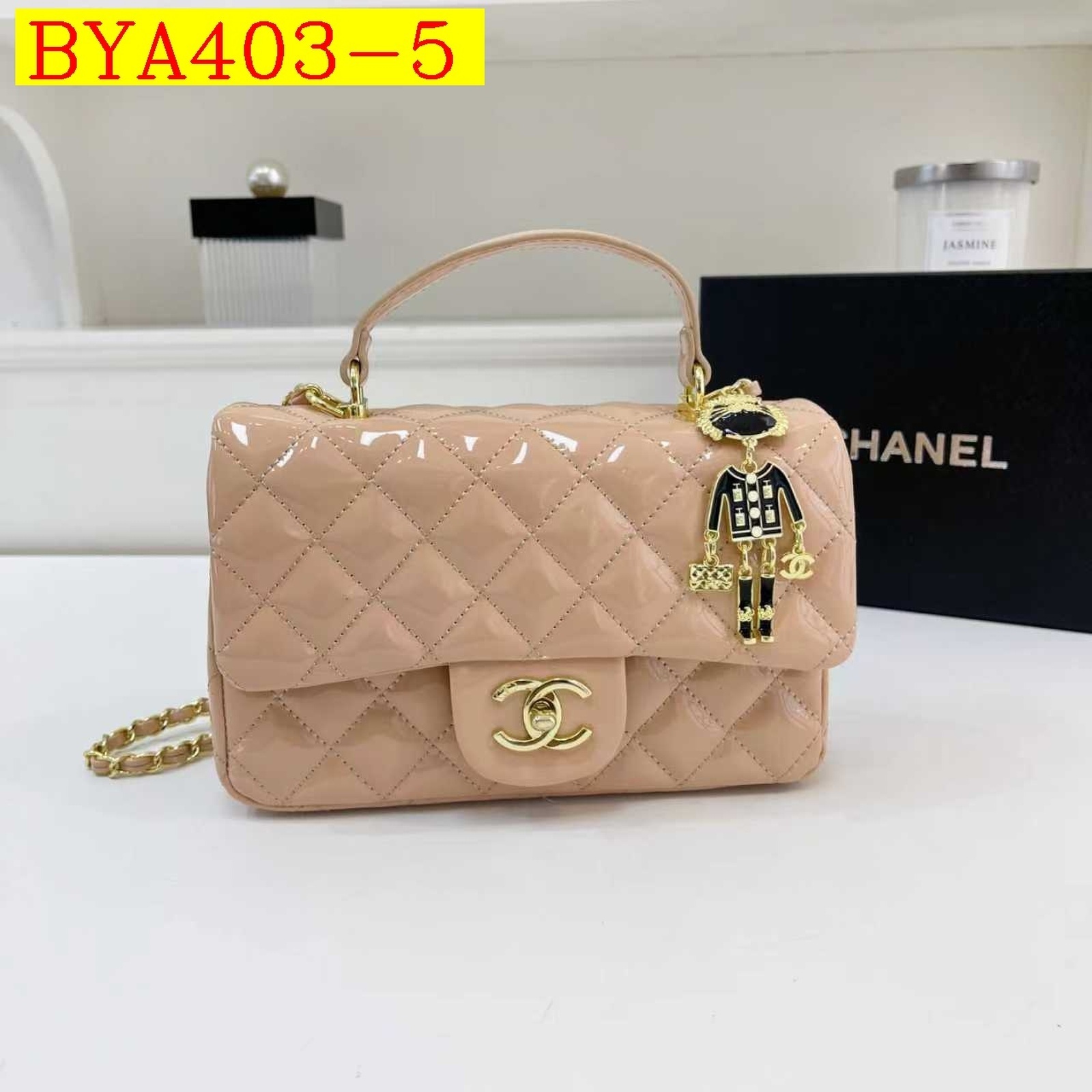 38$ Chanel Shoulder bag size 21x13x6cm 214462 BYA403 gallery