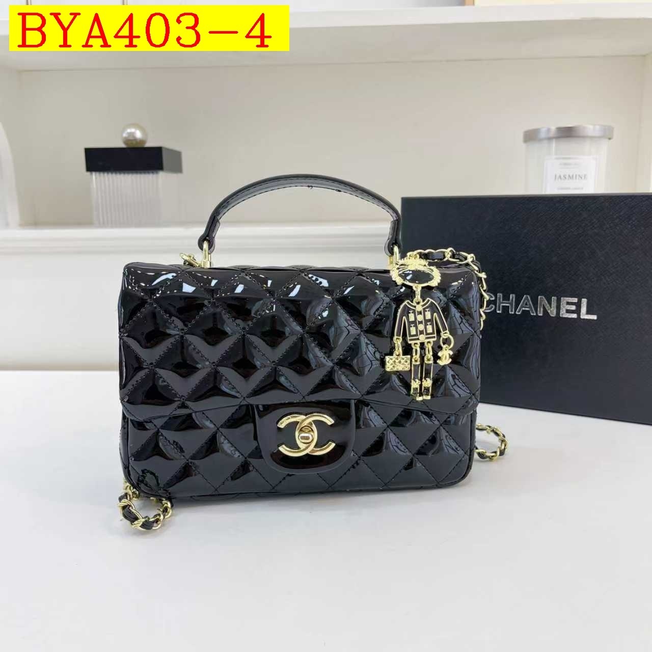 38$ Chanel Shoulder bag size 21x13x6cm 214462 BYA403 gallery