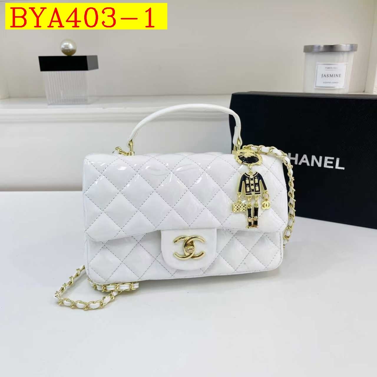 38$ Chanel Shoulder bag size 21x13x6cm 214462 BYA403 gallery