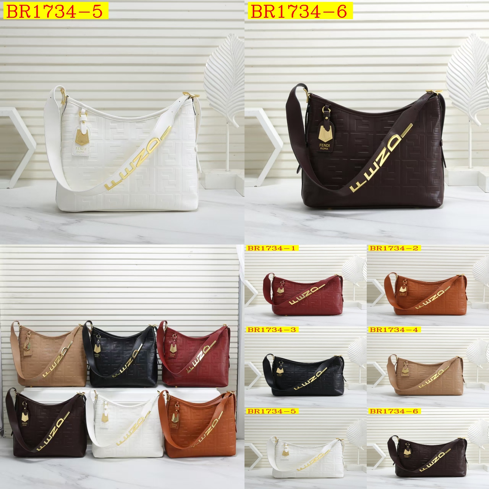 38$ FENDI 5632 Shoulder bag size 32x27x12 cm 417610 BR1734 gallery