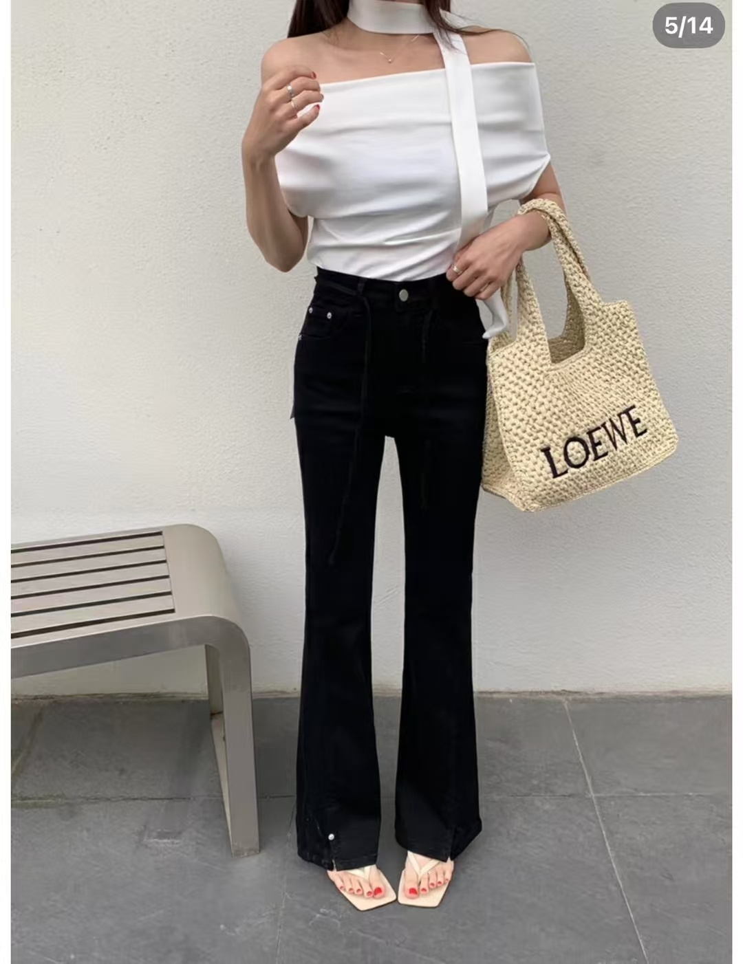 38$ LOEWE 027 Tote bag size 24X19 CM 210860 BR2162 gallery