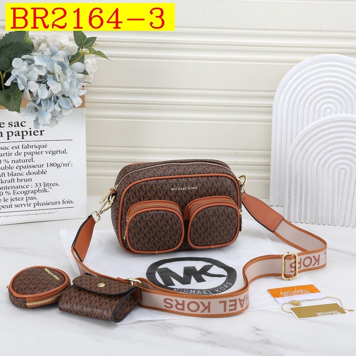 38$ MK 25001 Shoulder bag size 15X15X8 cm 713710 BR2164 gallery