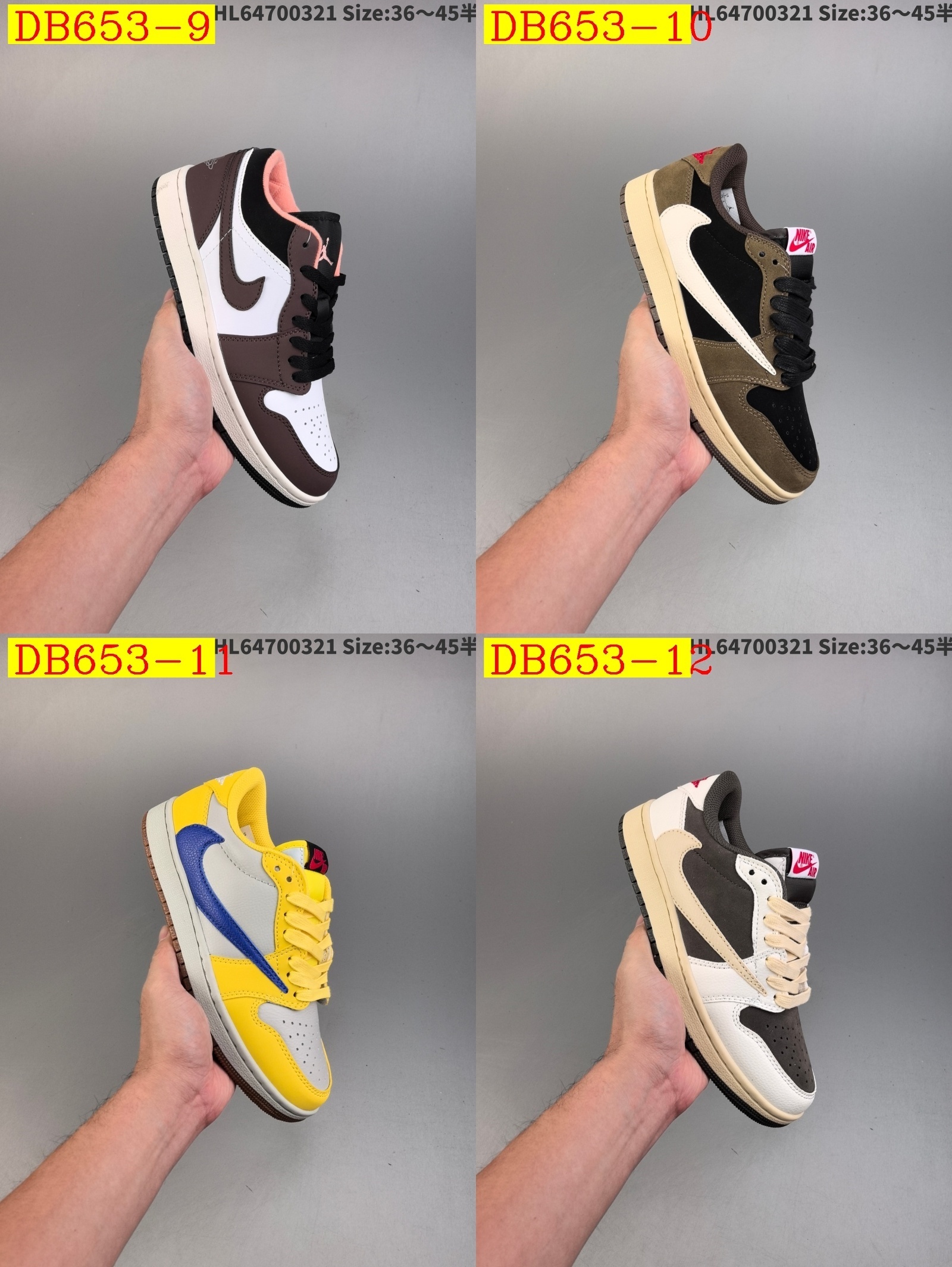 38$ dh Air Jordan 1 Low Half size 36-45 61542023686 DB653 gallery