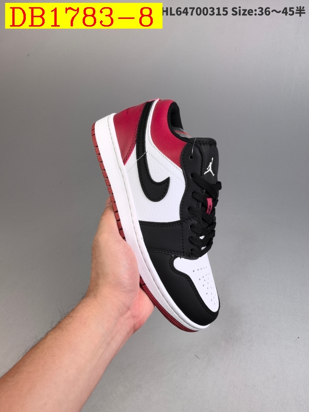 38$ dh Nike Air Jordan 1 Low Half size 36-45 51241023686 DB1783 gallery