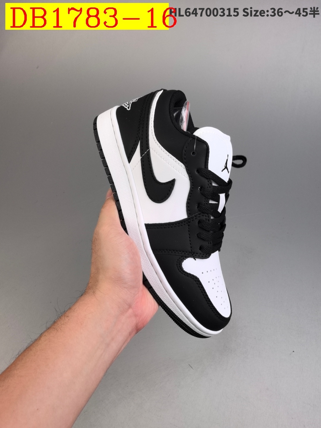 38$ dh Nike Air Jordan 1 Low Half size 36-45 51241023686 DB1783 gallery