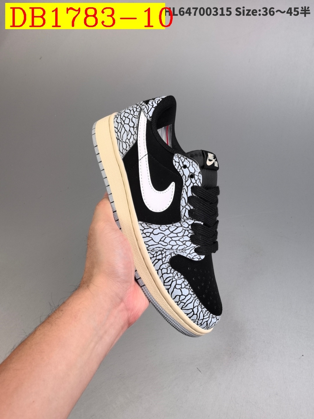 38$ dh Nike Air Jordan 1 Low Half size 36-45 51241023686 DB1783 gallery