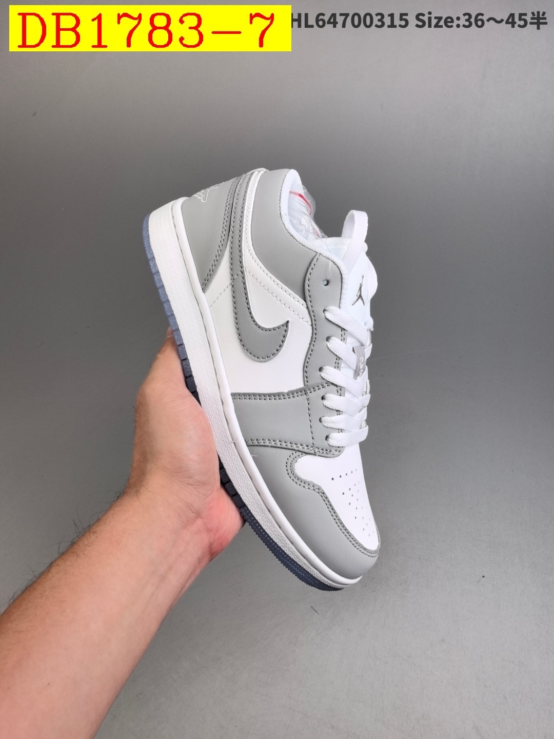 38$ dh Nike Air Jordan 1 Low Half size 36-45 51241023686 DB1783 gallery