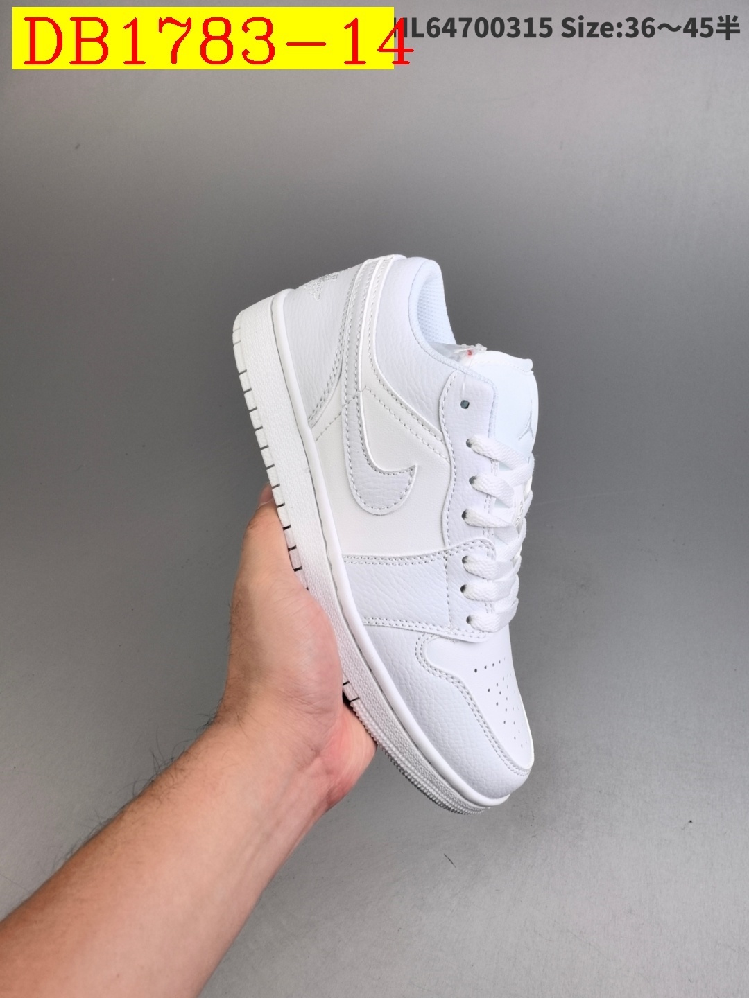 38$ dh Nike Air Jordan 1 Low Half size 36-45 51241023686 DB1783 gallery