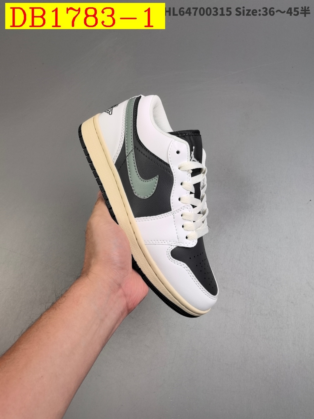 38$ dh Nike Air Jordan 1 Low Half size 36-45 51241023686 DB1783 gallery