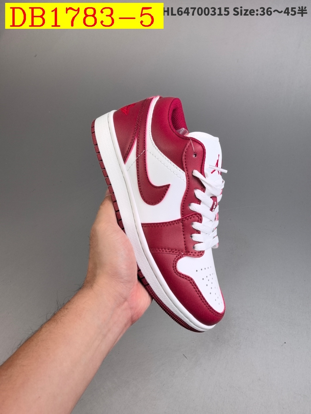 38$ dh Nike Air Jordan 1 Low Half size 36-45 51241023686 DB1783 gallery