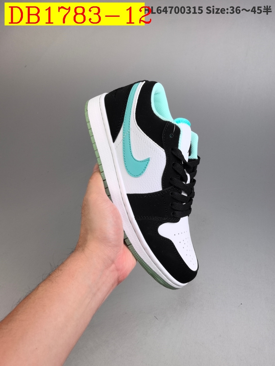 38$ dh Nike Air Jordan 1 Low Half size 36-45 51241023686 DB1783 gallery