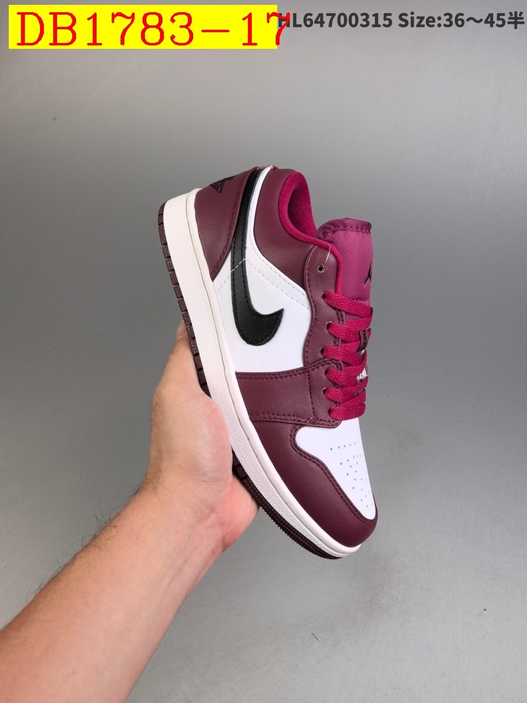 38$ dh Nike Air Jordan 1 Low Half size 36-45 51241023686 DB1783 gallery